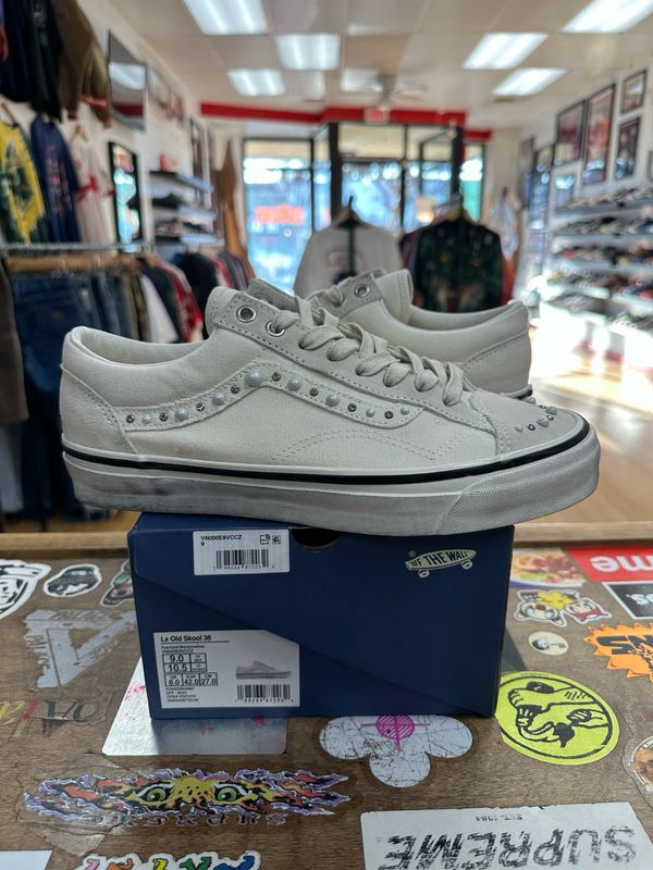Vans OTW Old Skool 36 Pearlized Pack Marshmallow Size 9 (WORN)