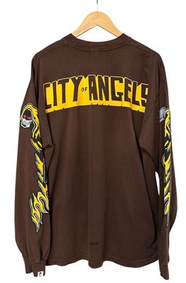 Warren Lotas Reaper Longsleeve Shirt Brown Size L