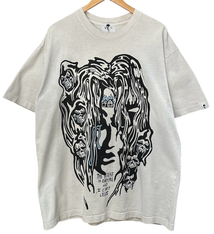 Warren Lotas House Is On Fire Tee Size L