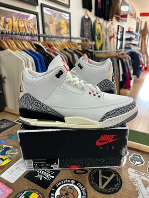 Jordan 3 Retro White Cement Reimagined Size 11 (Lightly Worn)
