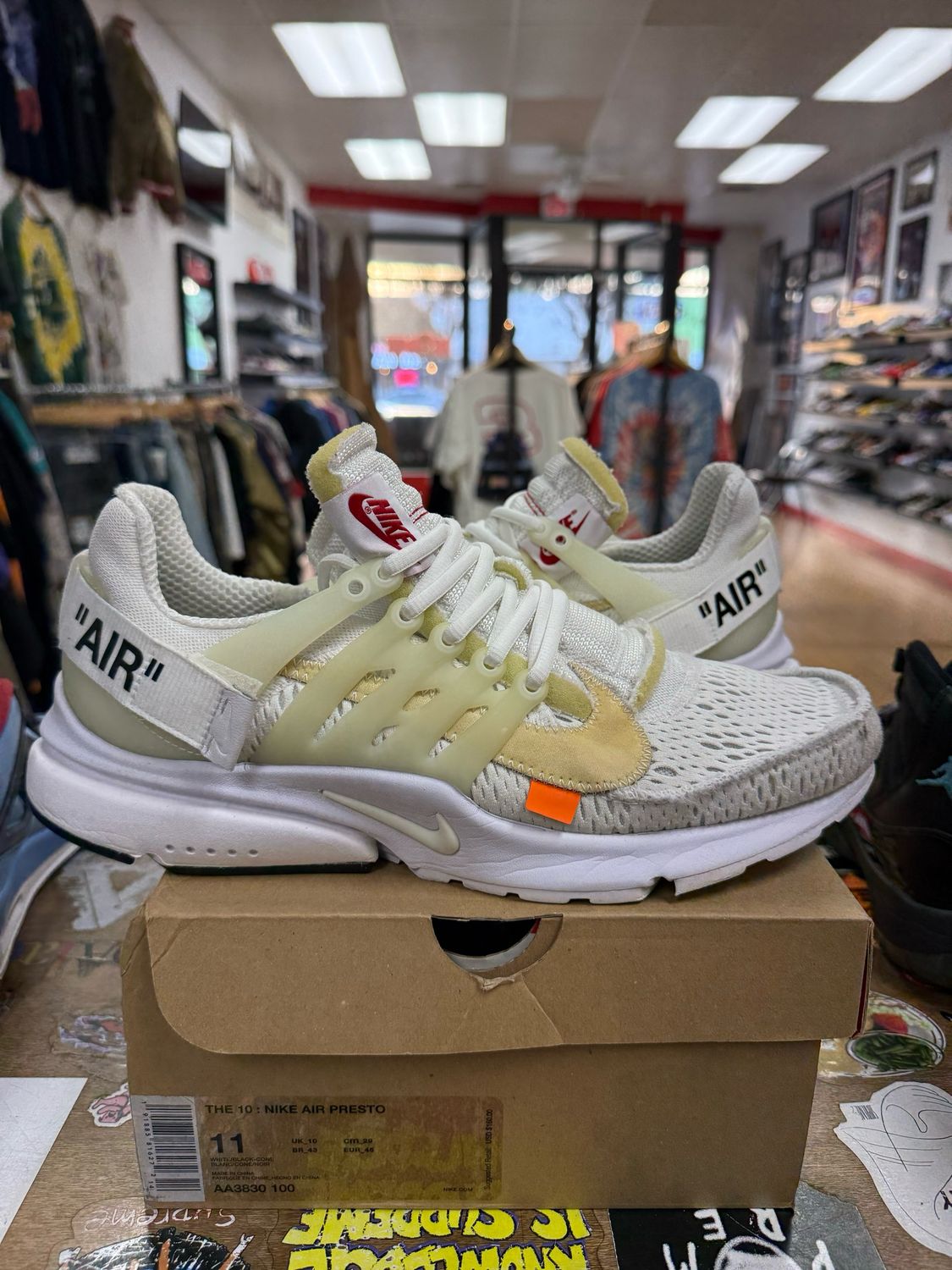 Nike Air Presto Off-White White (2018) Size 11 (WORN)