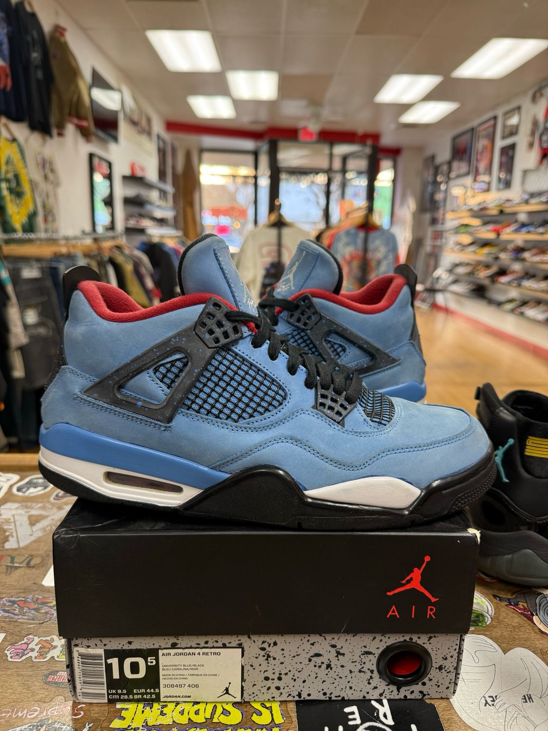 Jordan 4 Retro Travis Scott Cactus Jack Size 10.5 (WORN)