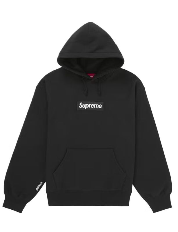 Supreme Box Logo Hooded Sweatshirt (FW25) Black Size L