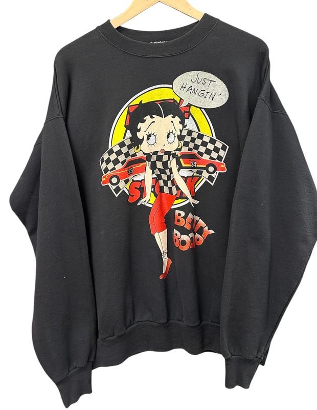 Vintage Betty Boop Just hangin Crewneck Size L