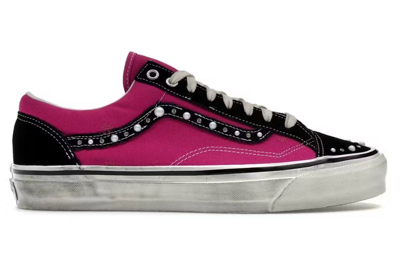Vans OTW Old Skool 36 Pearlized Pack Pink Black Size 8.5 (New)