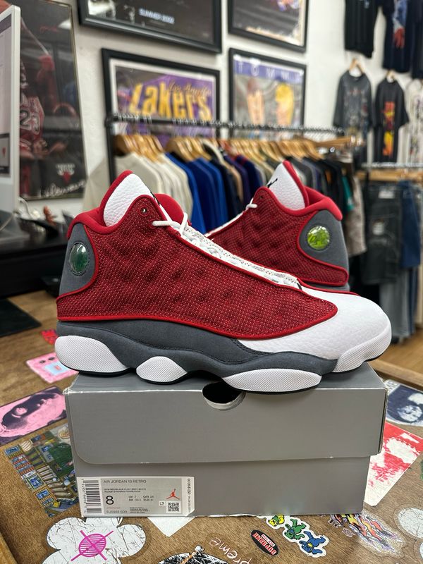 Jordan 13 Retro Gym Red Flint Grey Size 8 (WORN)