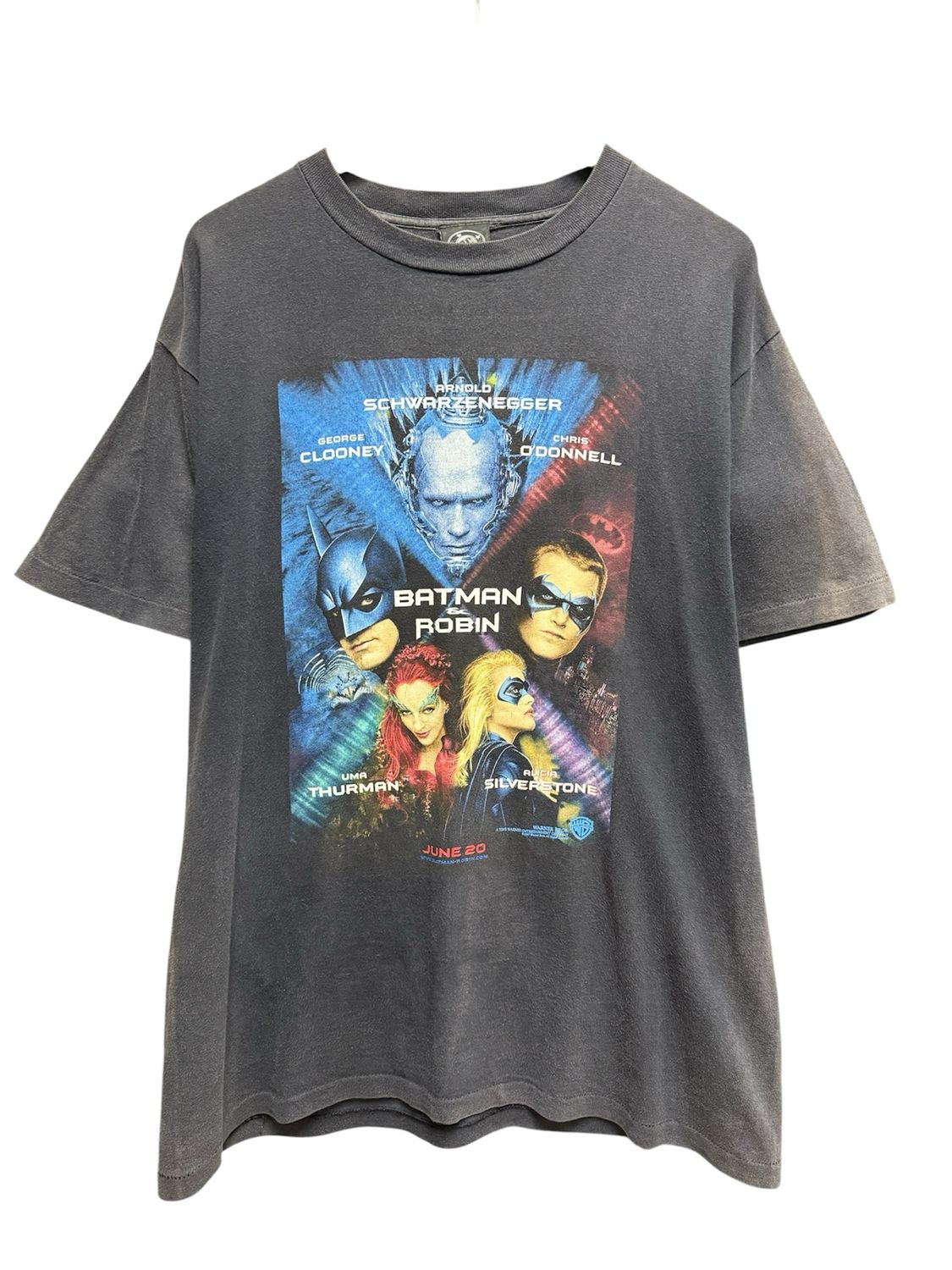 Vintage 1997 Batman &amp; Robin Tee Size L