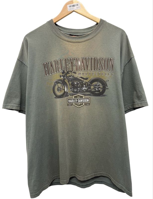 Early 00s Harley Davidson of Korea Seoul Tee Size XL 25x30