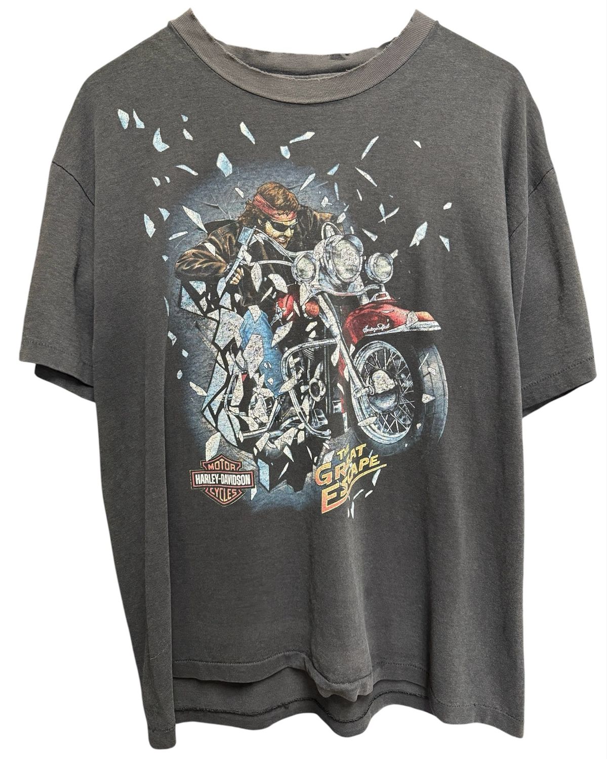 Vintage Harley Davidson The Great Escape Tee Size L