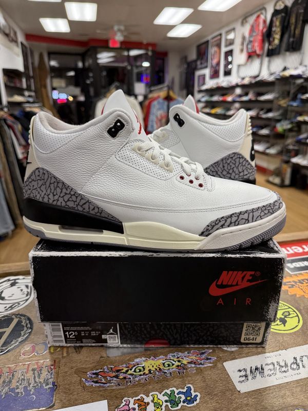 Jordan 3 Retro White Cement Reimagined Size 12.5 (WORN)