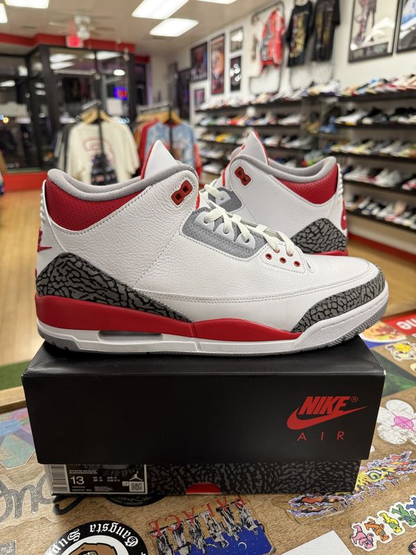 Jordan 3 Retro Fire Red (2022) Size 13 (WORN)