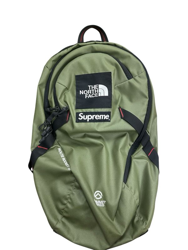 Supreme The North Face Summit Series Outer Tape Seam Route Rocket Backpack Olive (USED)