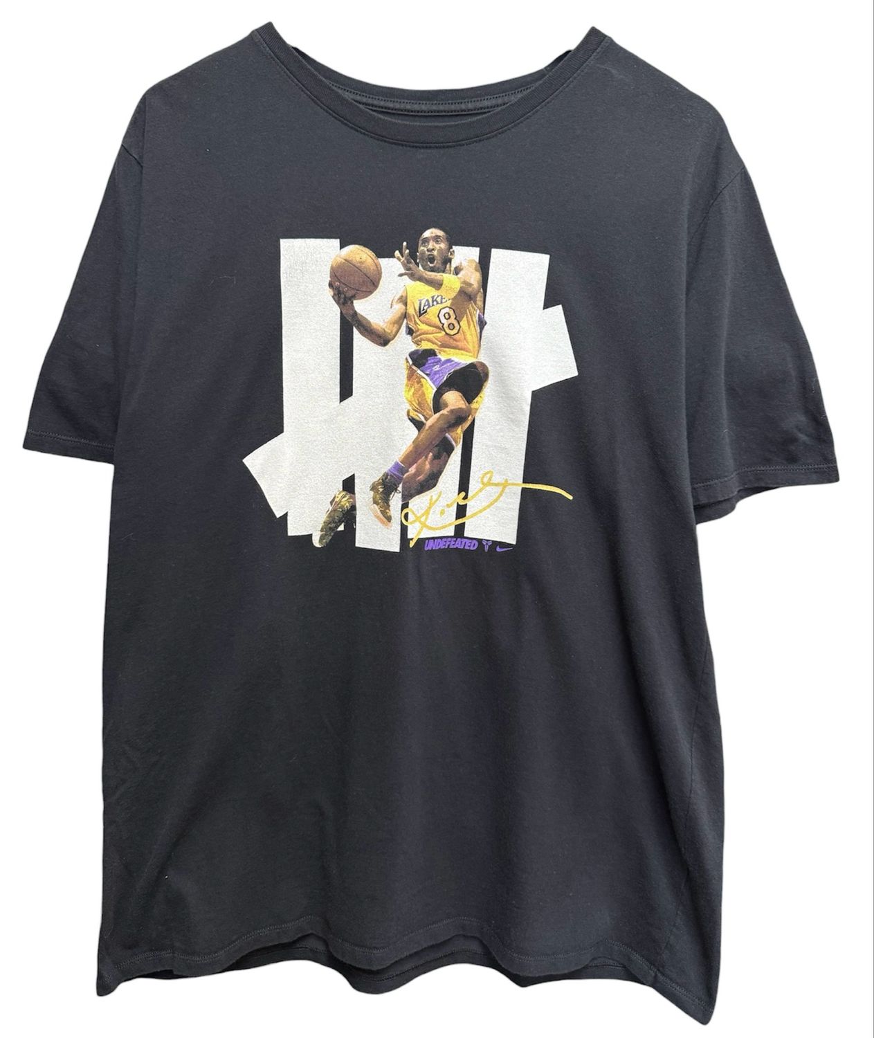 Pre Owned UNDFTDx Nike x Kobe 5 Strike Tee Size L