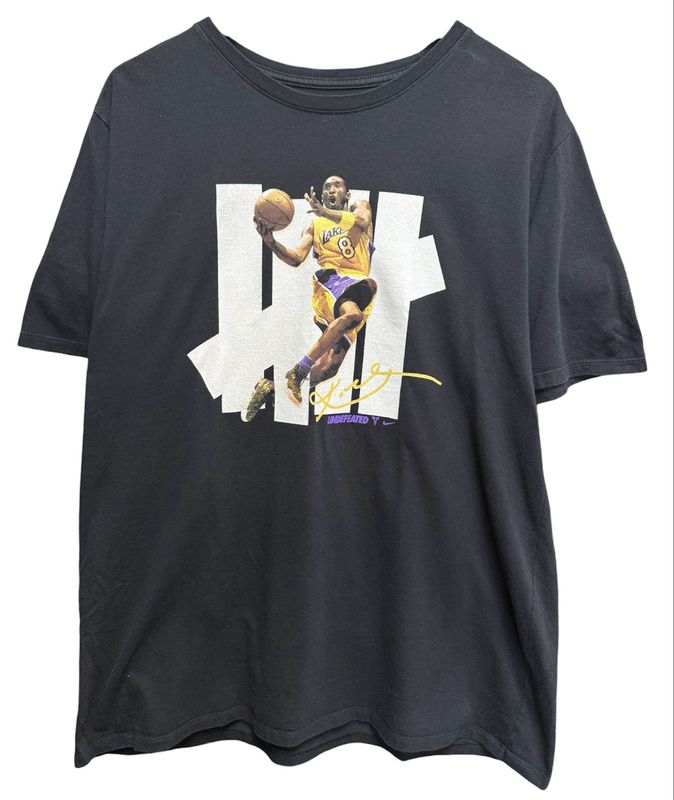 Pre Owned UNDFTDx Nike x Kobe 5 Strike Tee Size L