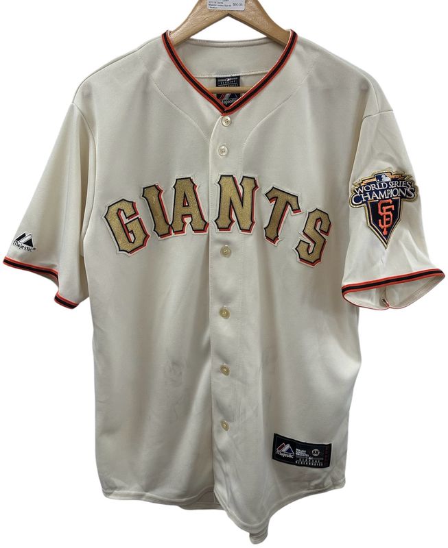 2010 Sf Giants Majestic Jersey Size M