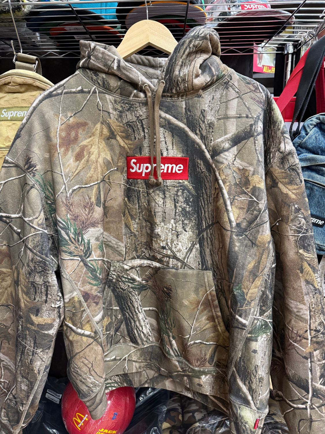 Supreme Box Logo Hooded Sweatshirt (FW25) Size Large