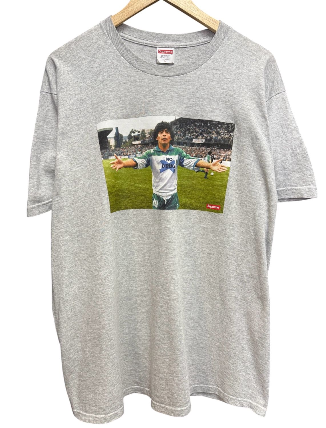 Supreme Maradona Tee Grey Size L