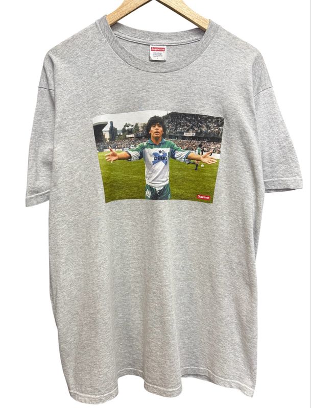 Supreme Maradona Tee Grey Size L