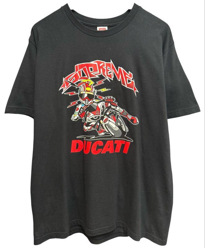 Supreme Ducati Bike Tee Black Size M