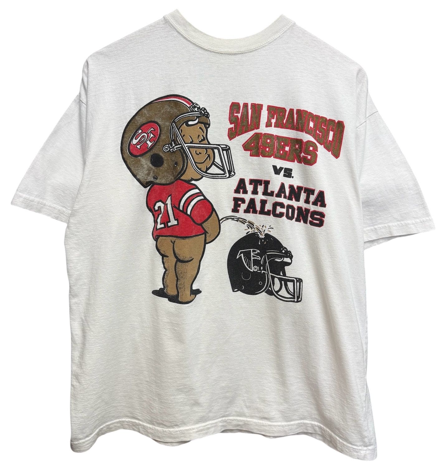 Vintage 49ers vs Falcons Tee Size M