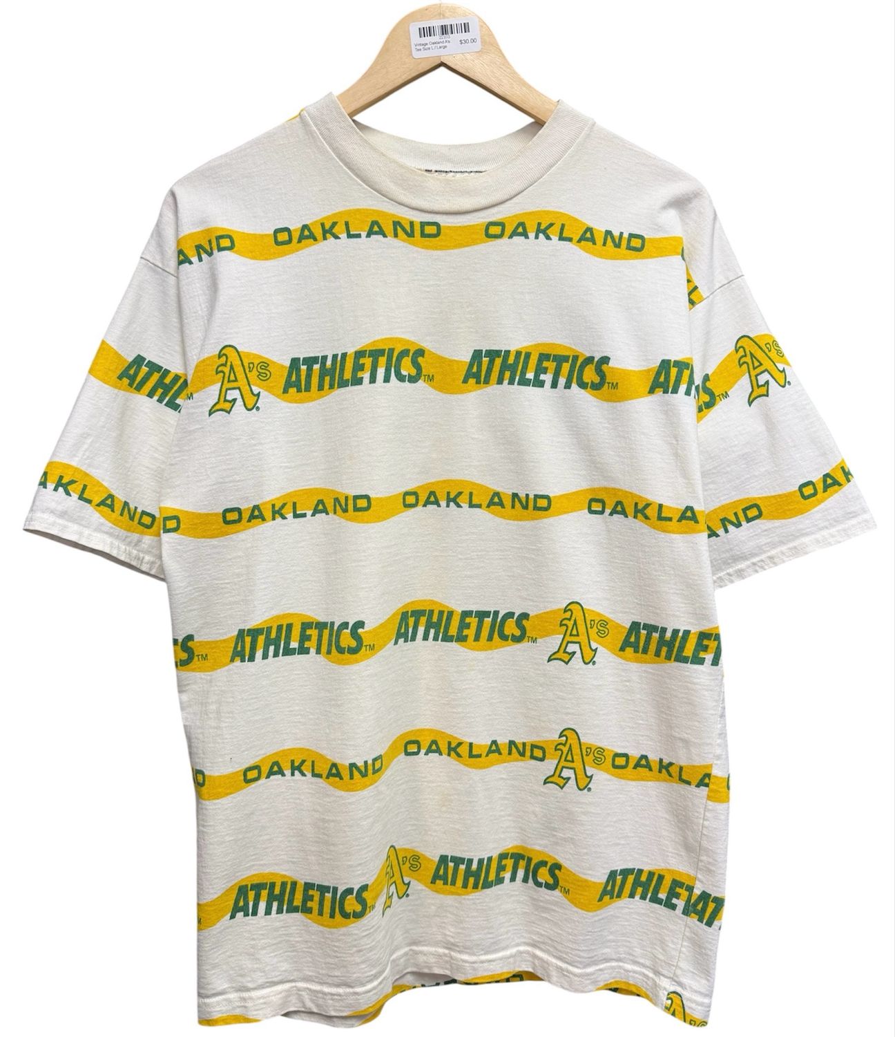 Vintage Oakland A's Tee Size L
