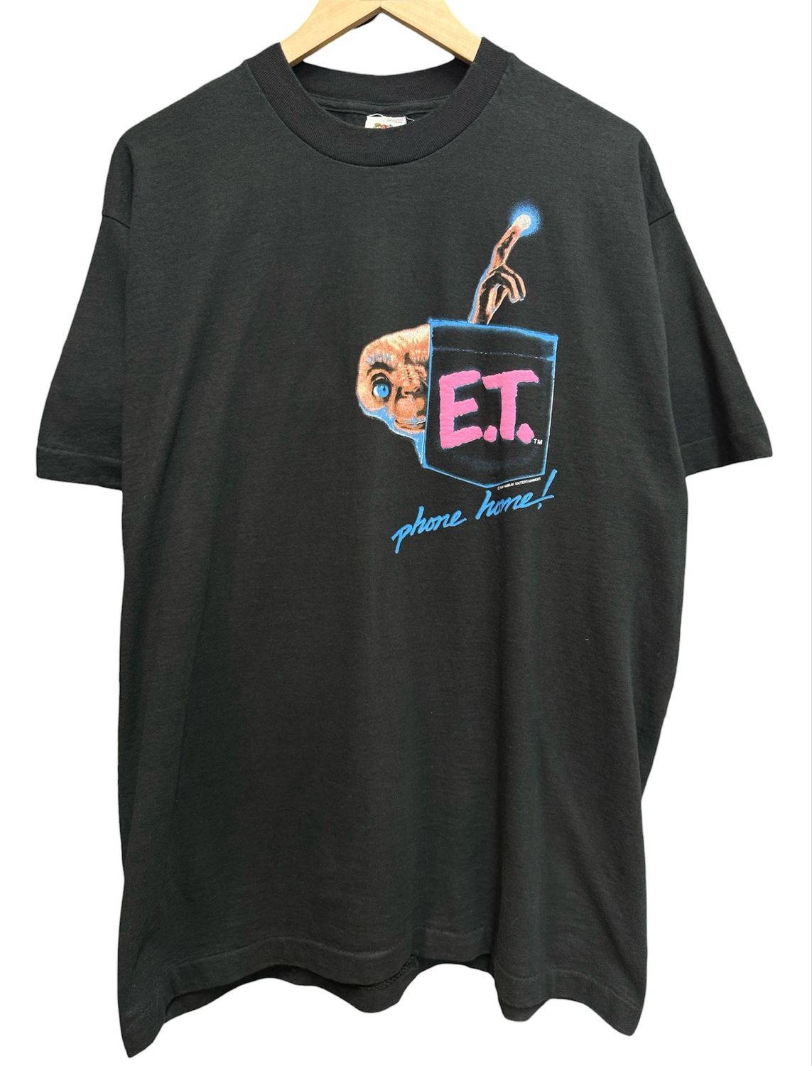 Vintage 1988 E.T Phone Home Tee Size XL
