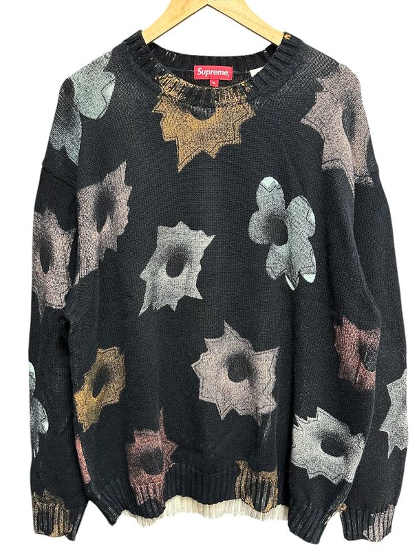 Supreme Nate Lowman Sweater Black Size XL