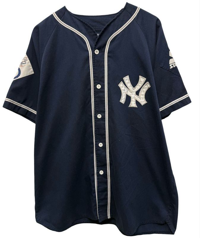 Vintage New York Yankees Starter Navy Jersey Size XL