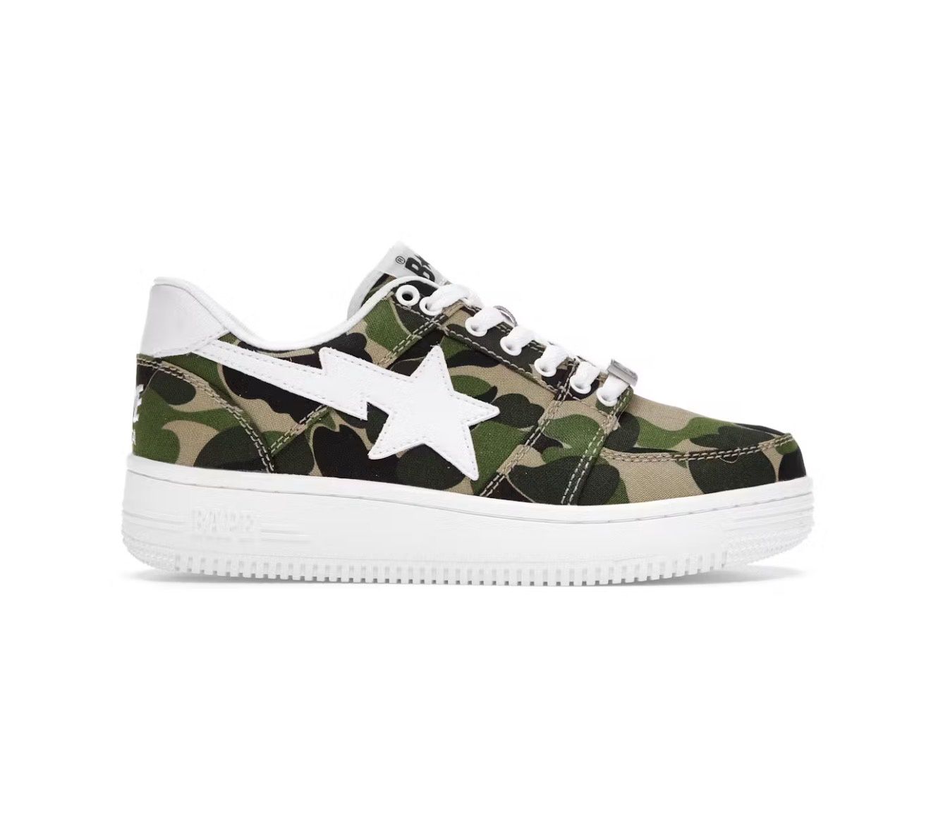 A Bathing Ape Bape Sta Low ABC Camo 20th Anniversary Green Size 8 (NEW)