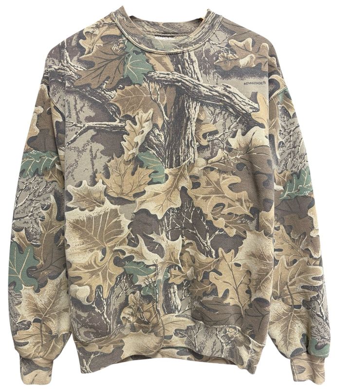 Vintage Real Tree Camo Crewneck Size M