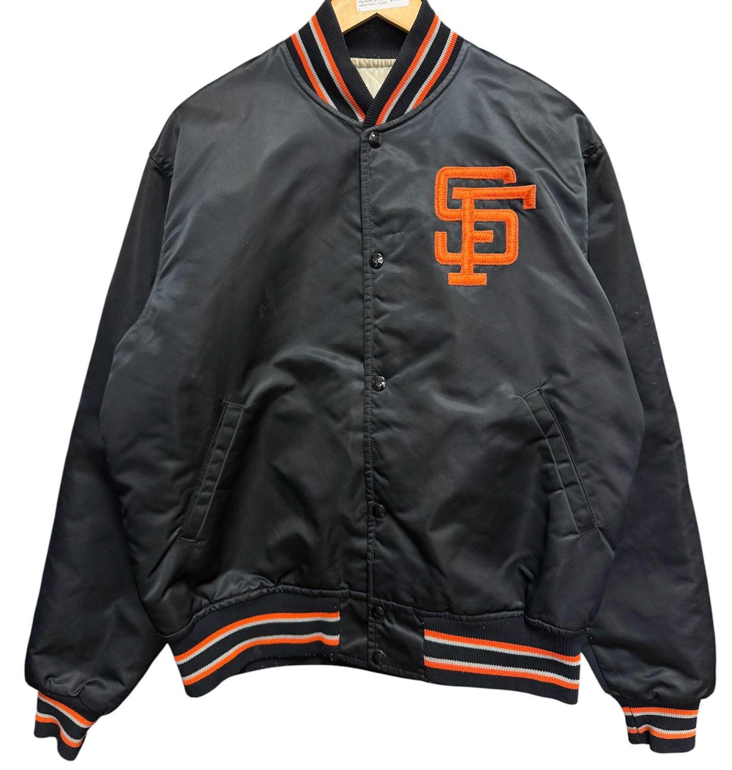 Vtg Starter SF Giants Jacket Size L 25x29
