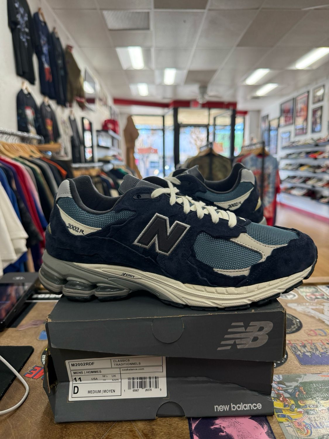 Pre Owned New Balance 2002R Protection Pack Dark Navy Size 11