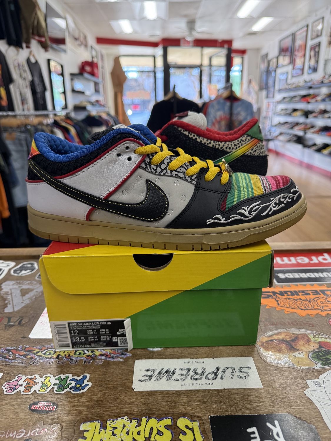 Nike SB Dunk Low What The Paul Size 12 (WORN)