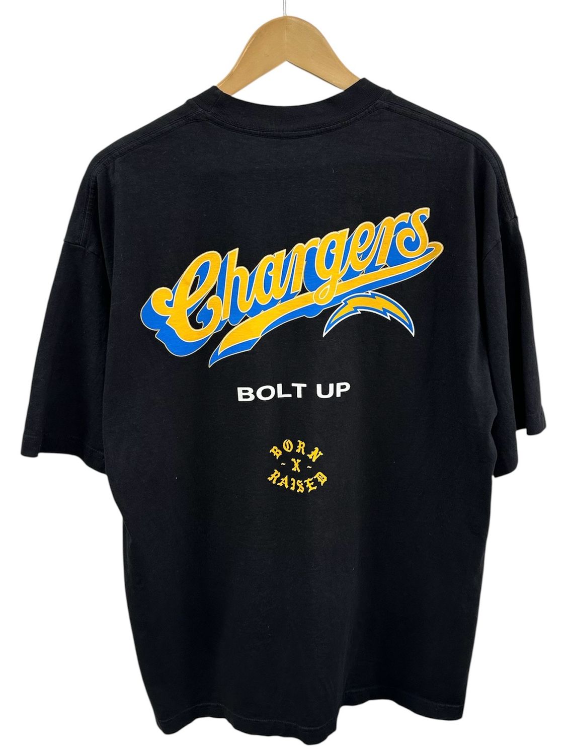 Born x Raised Chargers Shirt Size L