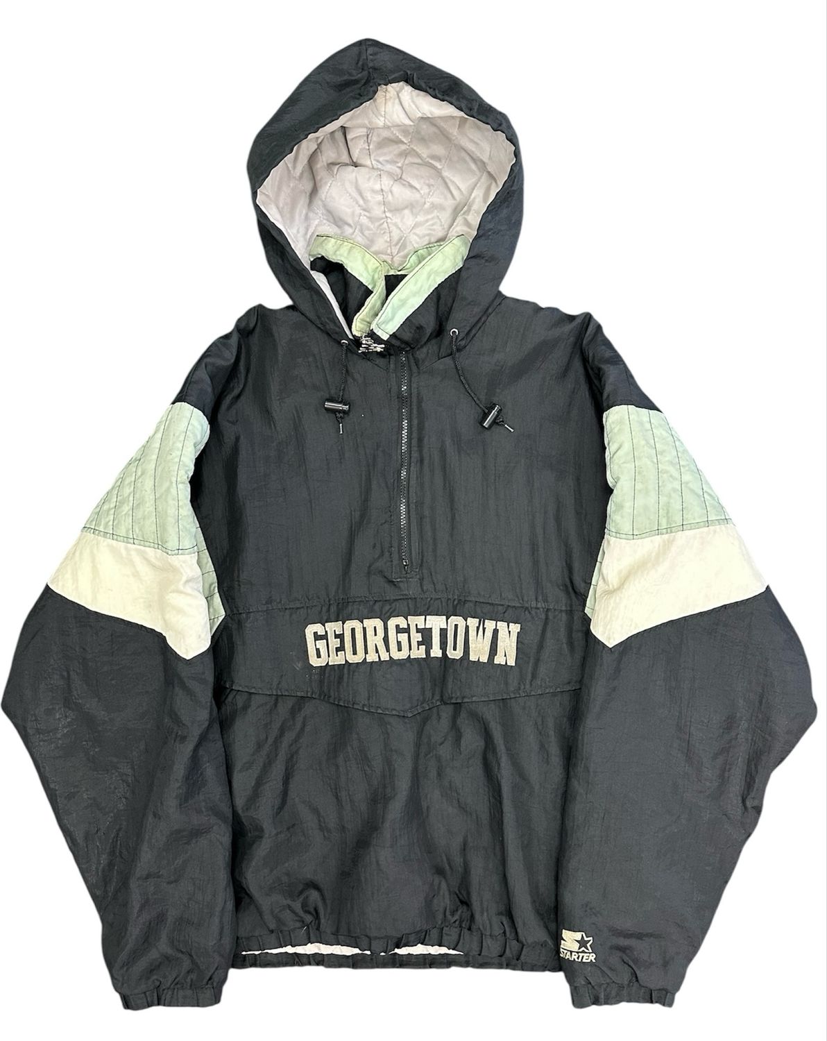 Vintage 90's Georgetown Hoyas Starter Anorak Jacket Size XL