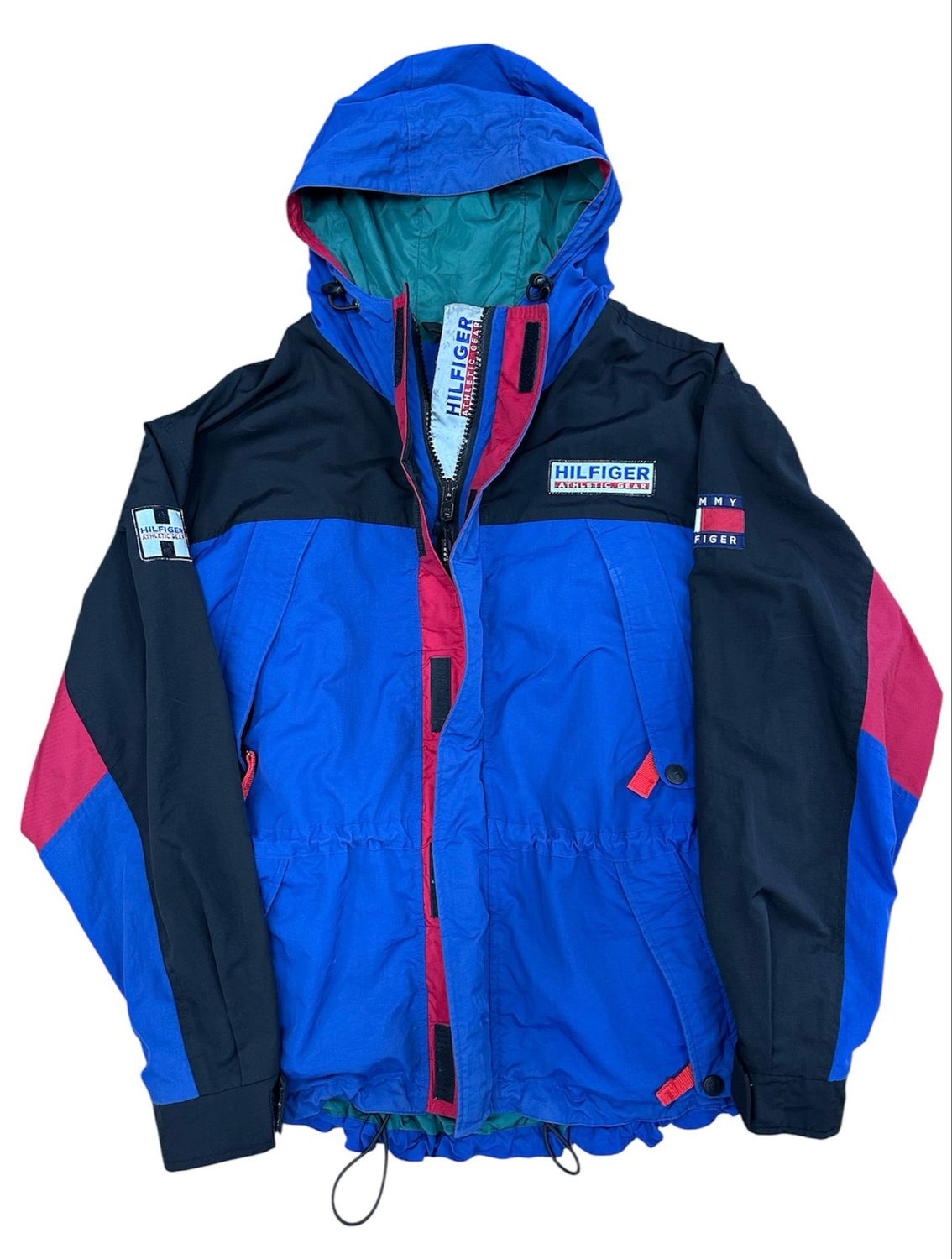 Vintage Tommy Hilfiger Athletics Double Layer Rain Jacket Size L