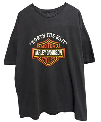 Vintage Harley Davidson Worth the Wait Tee Size XXL