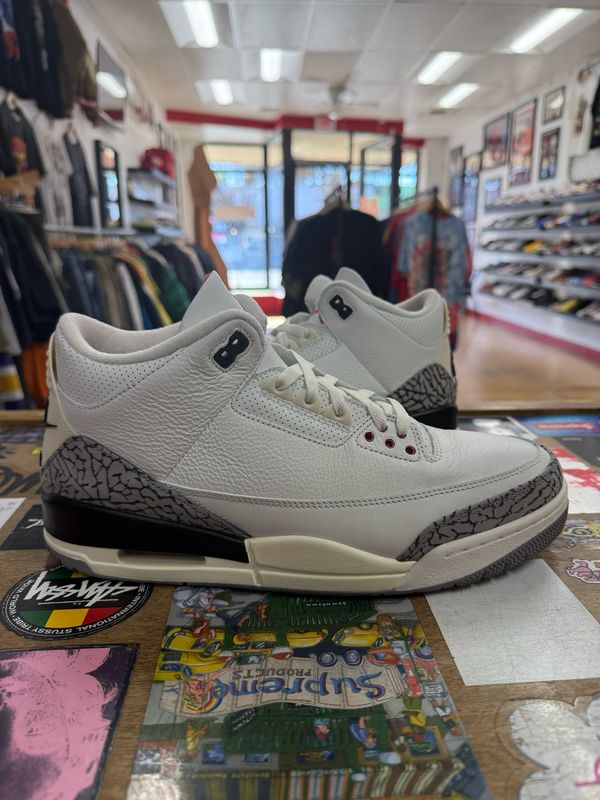 Pre Owned Jordan 3 Retro White Cement Reimagined Size 10.5 *NO BOX*