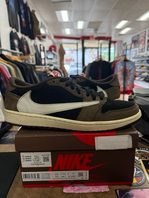 Pre Owned Jordan 1 Retro Low OG SP Travis Scott Mocha Size 10