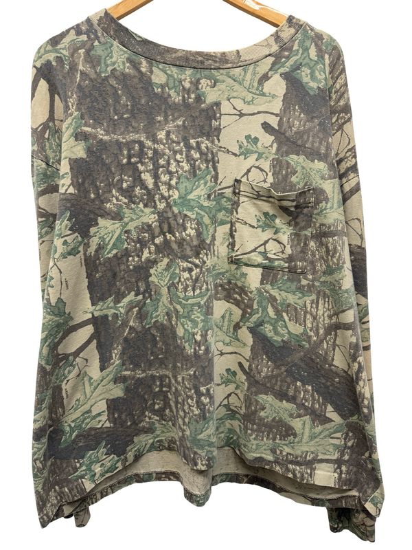 Vintage Camo Pocket L/S Size XXL 27x28.5