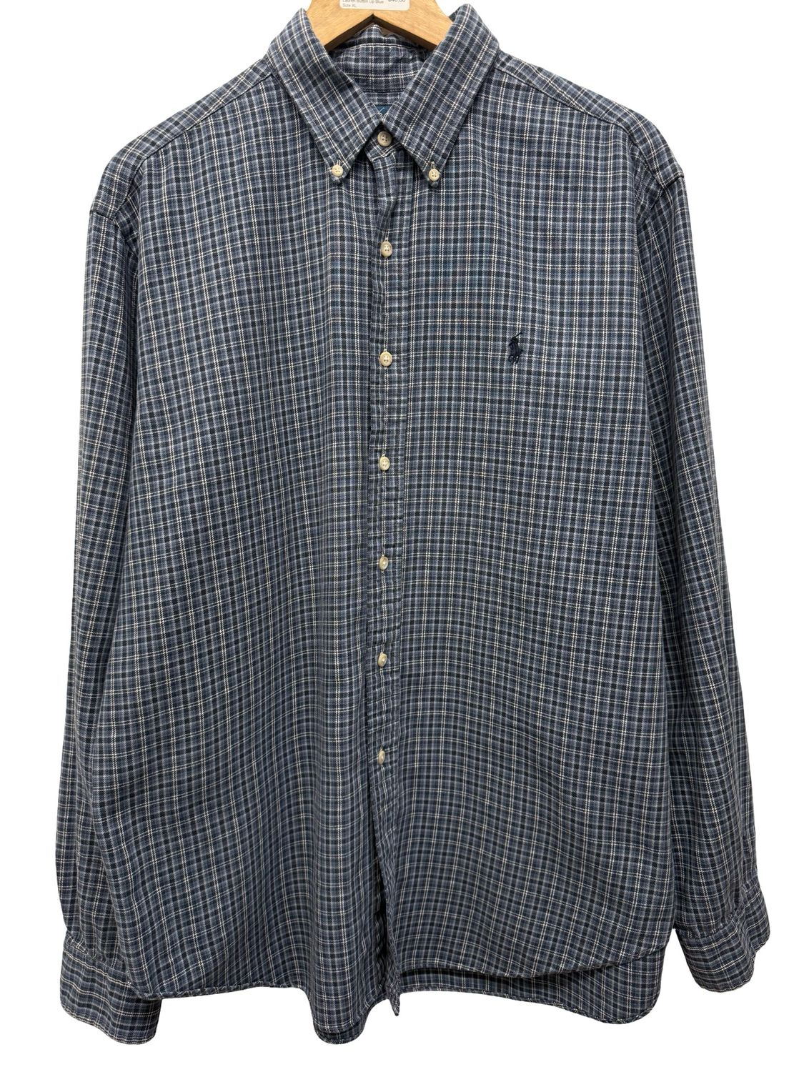 Vintage Polo Ralph Lauren Button Up Blue Size XL