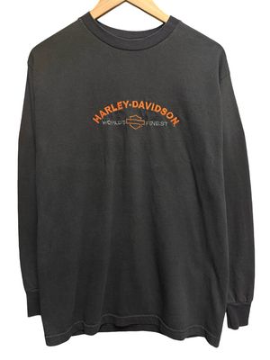 Vintage Harley Davidson Embroidered L/S Size Medium