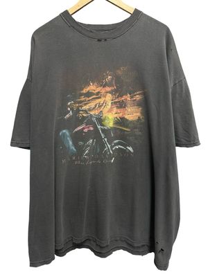 Vintage Harley Davidson Thrashed Tee Size XXL 27x33