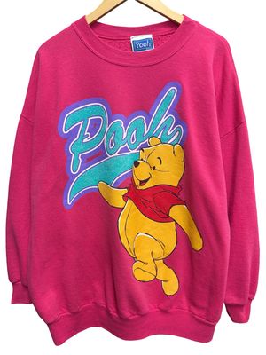Vintage Winnie the Pooh Crewneck Pink Size XL