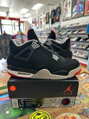 Jordan 4 Retro Bred (2019) Size 9.5 (WORN)