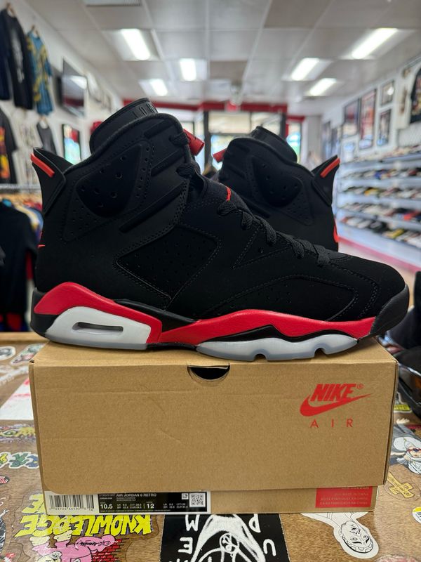 Jordan 6 Retro Infrared Salesman Size 10.5 (Lightly WORN)