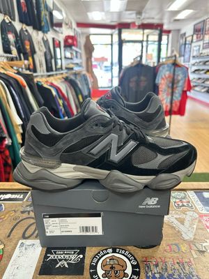 Pre Owned New Balance 9060 Black Castlerock Grey Size 10.5