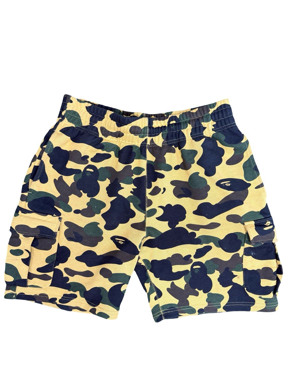Pre Owned A Bathing Ape Camo Shorts Size M