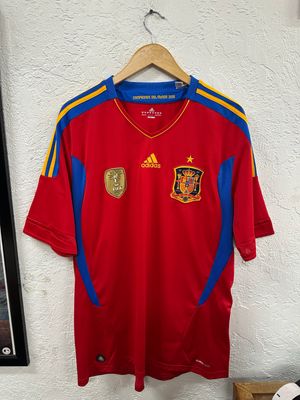 2010/11 Adidas Spain Home Jersey Size XL