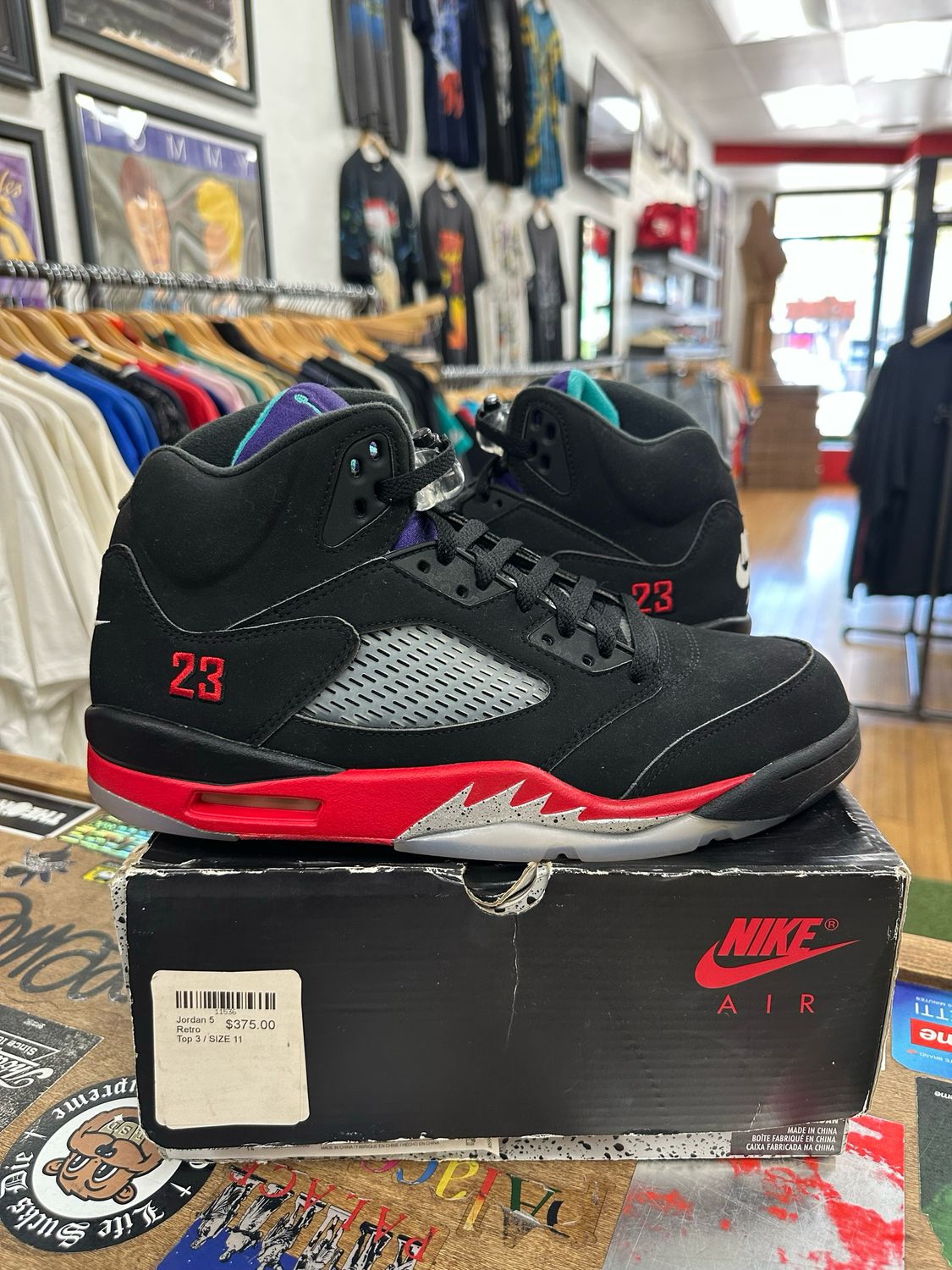 Jordan 5 Retro Top 3 Size 11 (WORN)